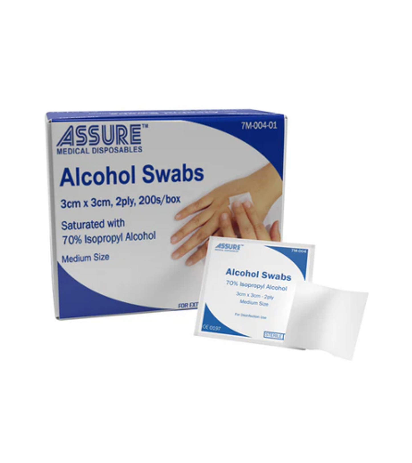 ASSURE Alcohol Swab (3cm x 3 cm)