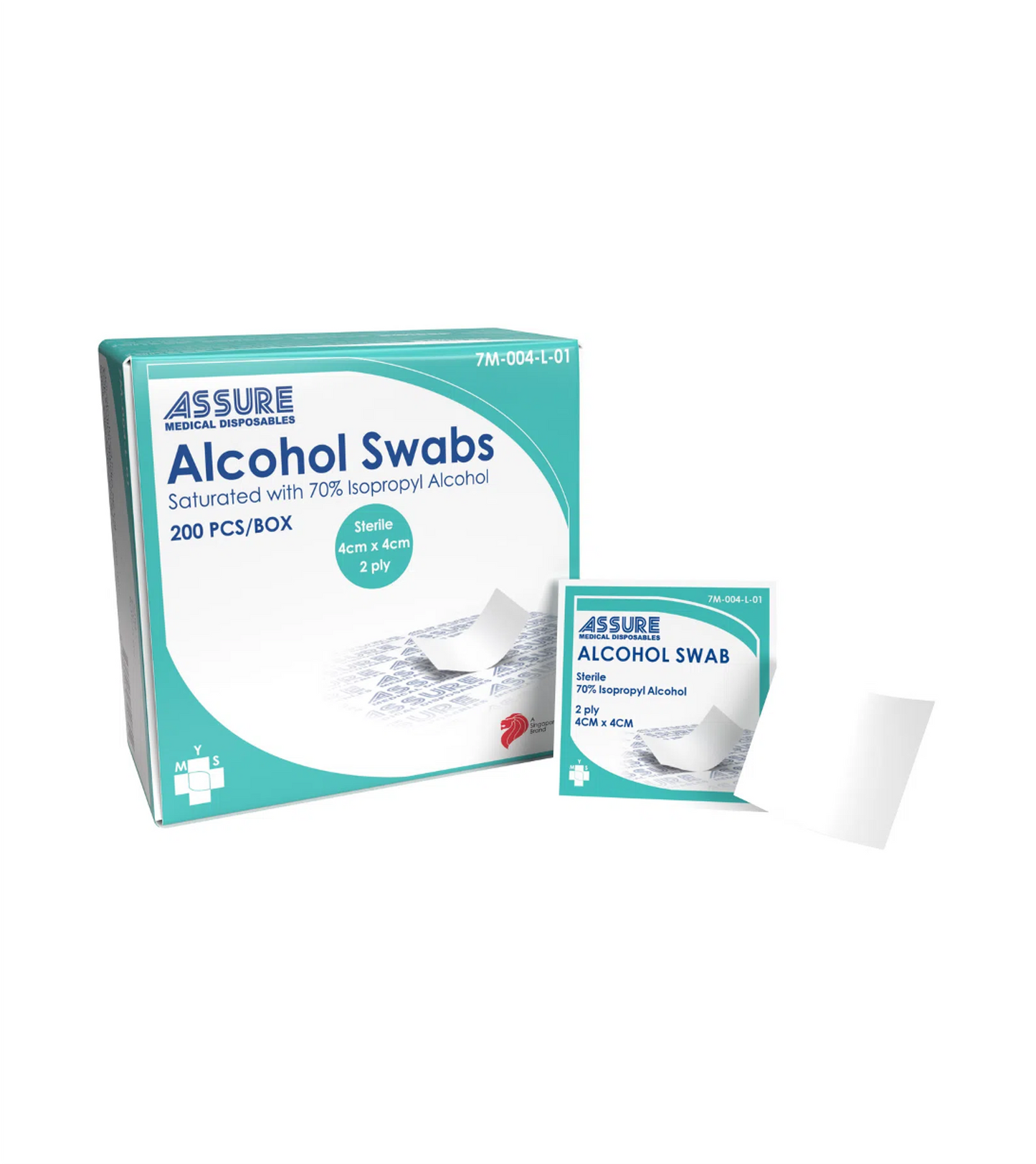 ASSURE Alcohol Swab (4cm x 4 cm)