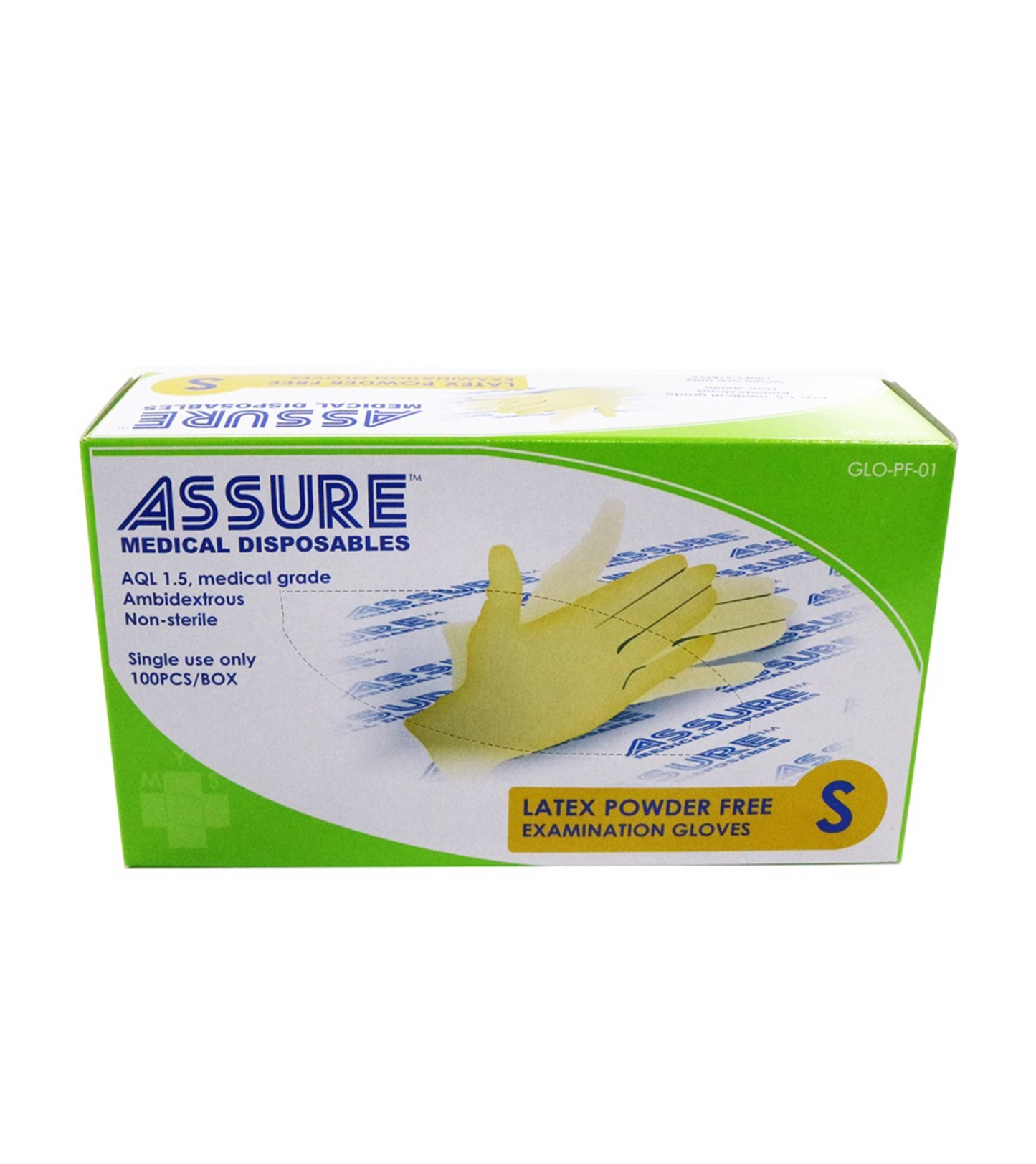 ASSURE Powder-Free Latex Gloves