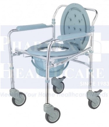 Chrome Steel Commode, KY696