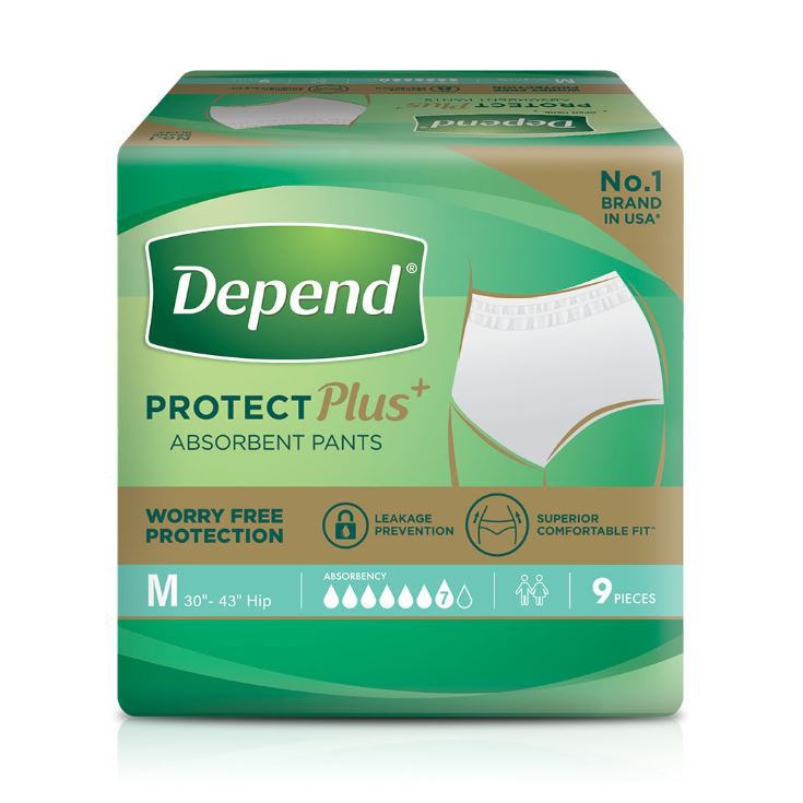 DEPEND Protect Plus Absorbent Pants