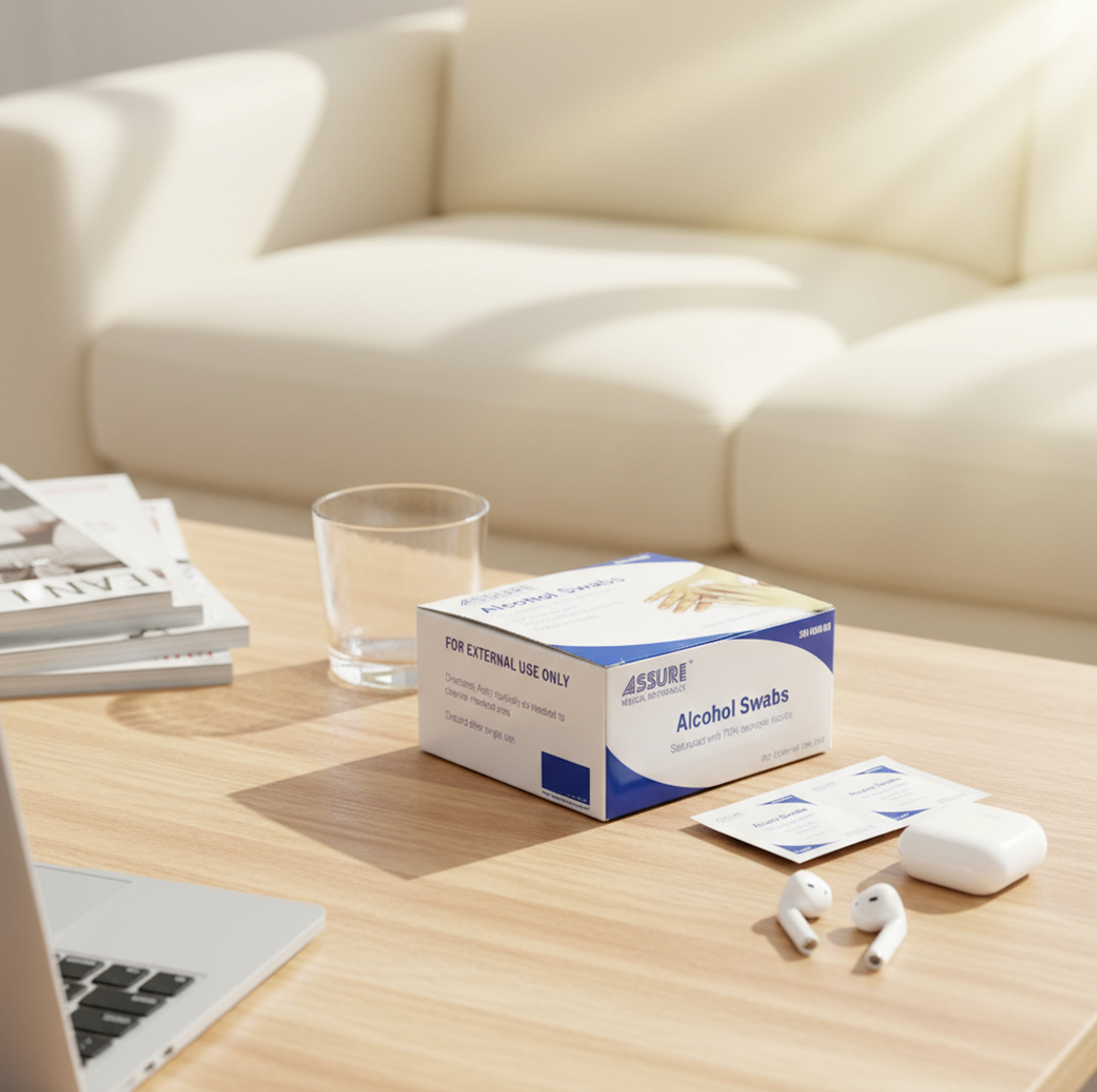 ASSURE Alcohol Swab (3cm x 3 cm)
