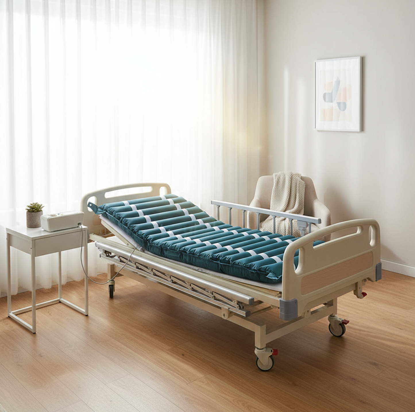 YHMED Alternating Pressure Relief Mattress with Pump