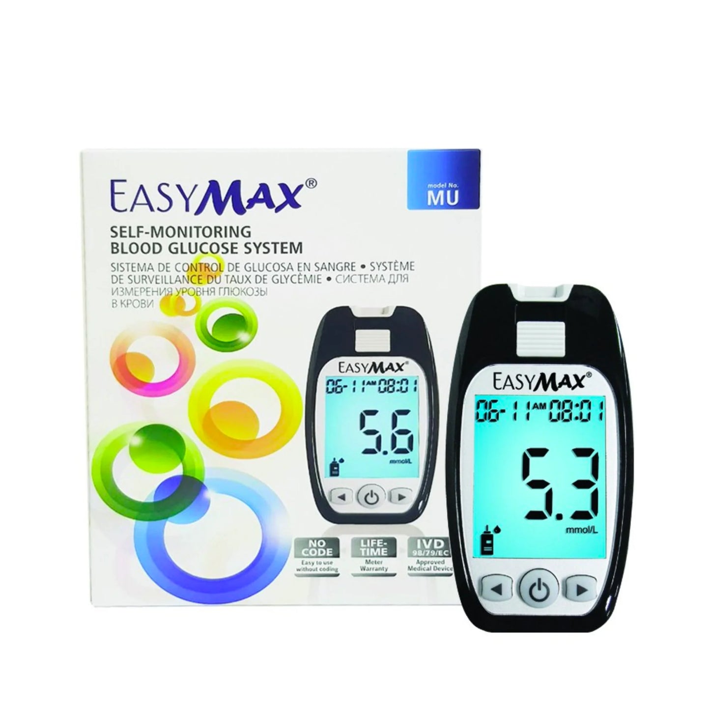 EasyMax Blood Glucose Meter Starter Kit