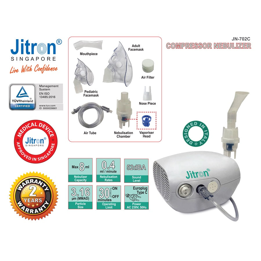 JN-702C Portable Compressor Nebulizer