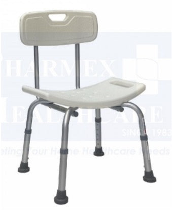ASSURE REHAB Aluminium Shower Chair With backrest