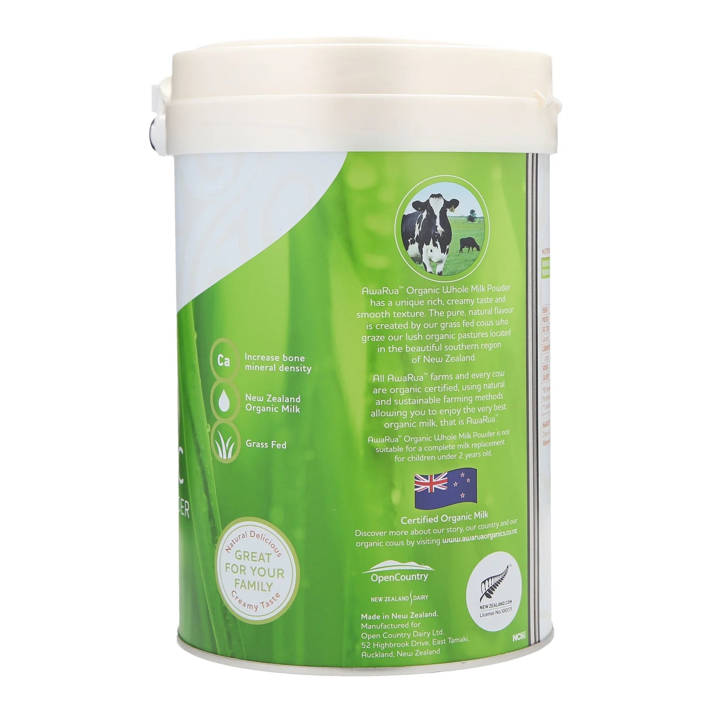 AWARUA ORGANICS Full Cream Milk Powder A2 Casein