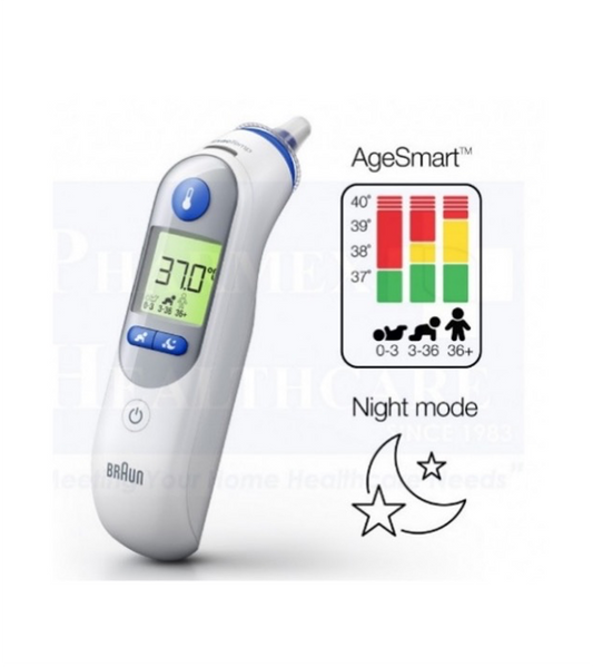 BRAUN Infrared Ear Thermometer, ThermoScan® 7+ IRT6525