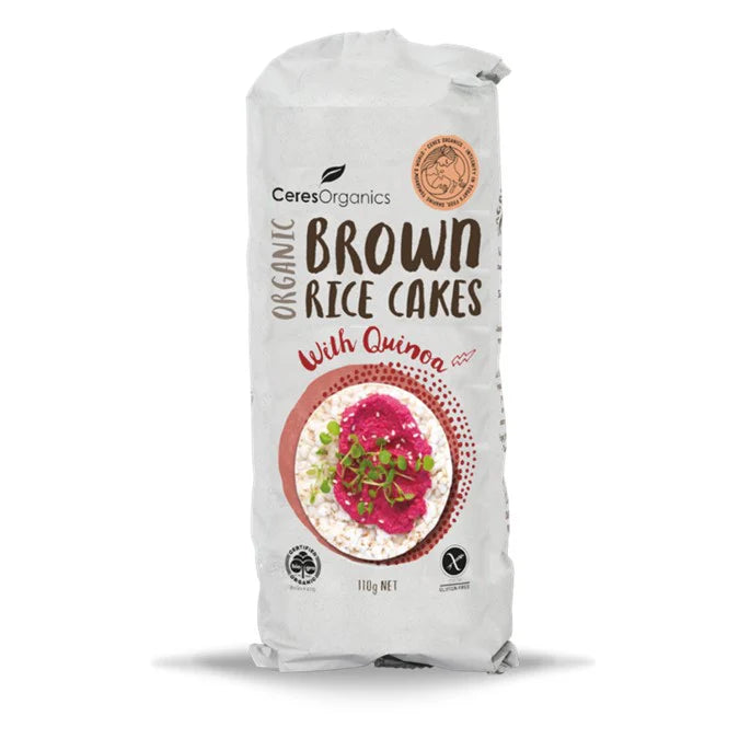 CERES ORG Brown Rice Cakes with Quinoa