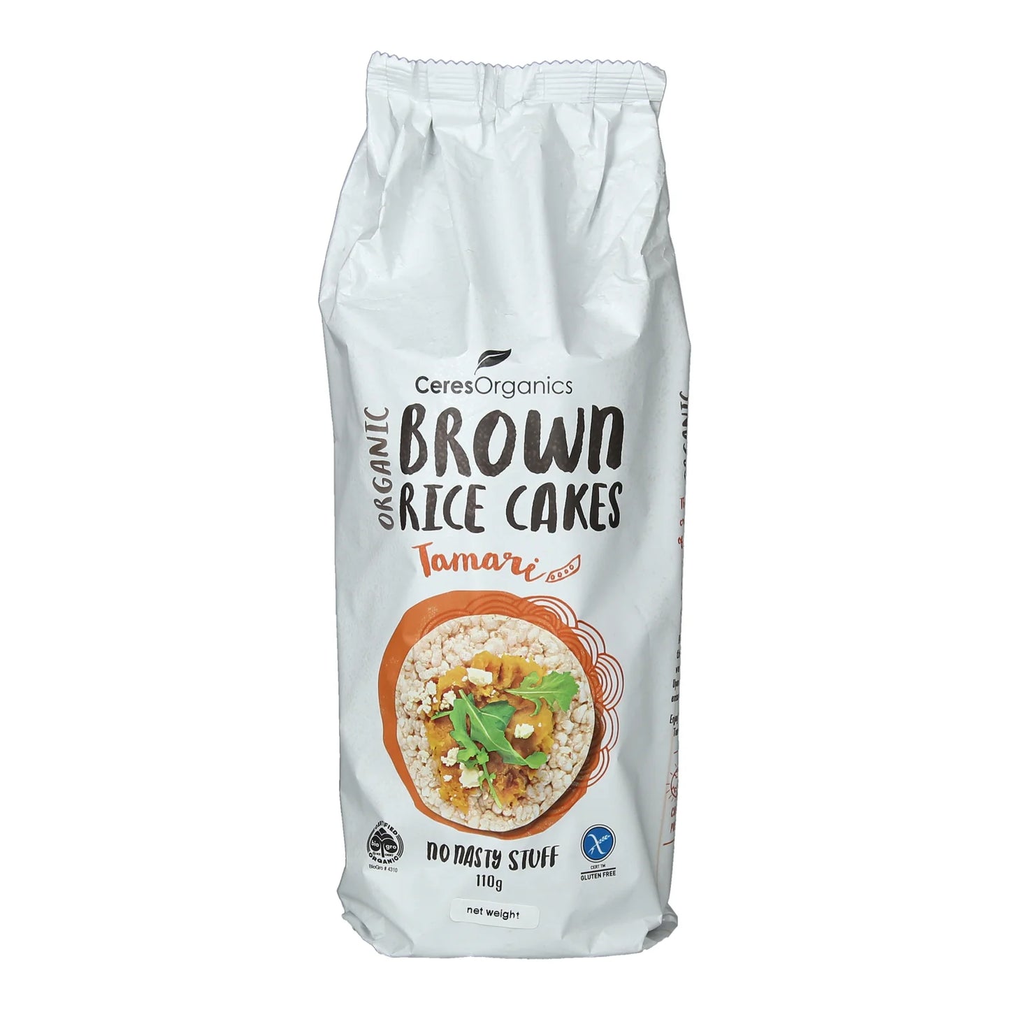 CERES ORG Brown Rice Cakes with Tamari