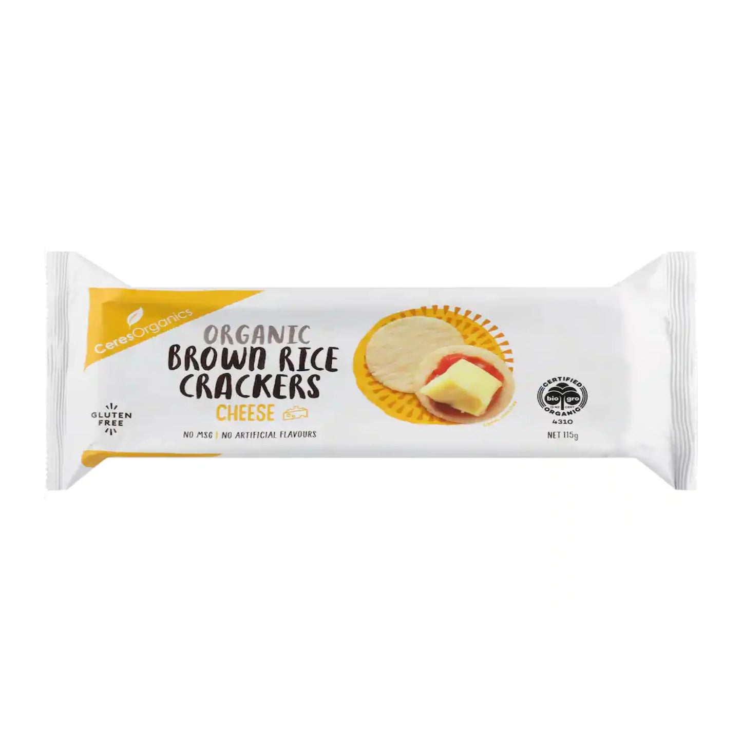 CERES ORG Brown Rice Crackers Cheese