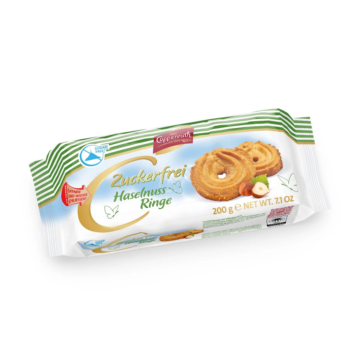 COPPENRATH Sugarfree Biscuits Hazelnut
