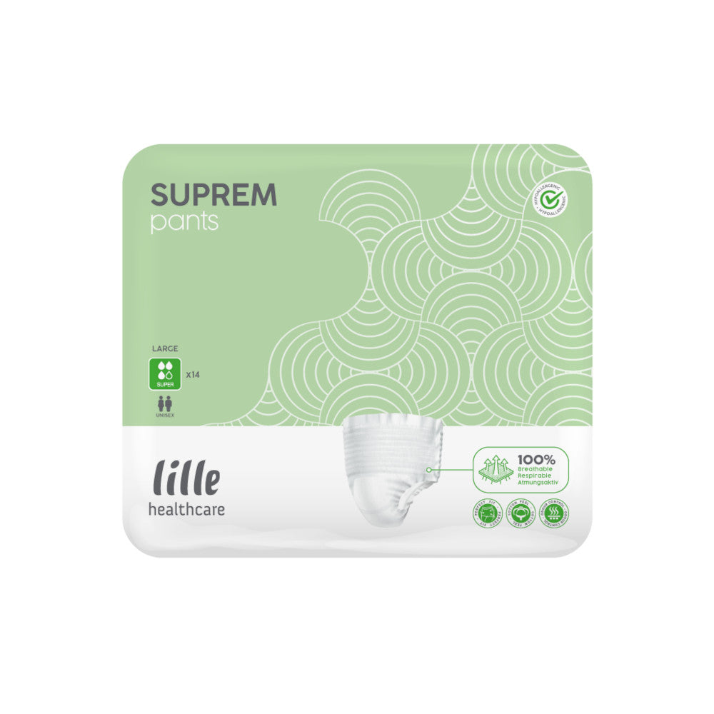 LILLE SUPREM Fit Adult Diapers, Green Super