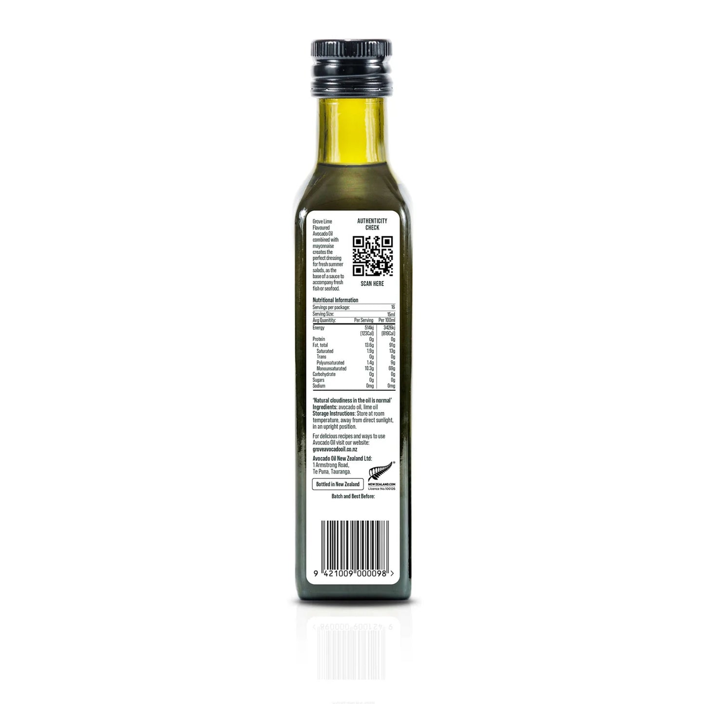 GROVE Avocado Oil Lime Infused