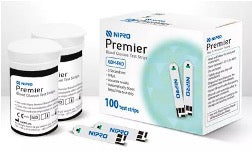 NIPRO Premier Alpha Blood Glucose Test Strips (50s/100s)