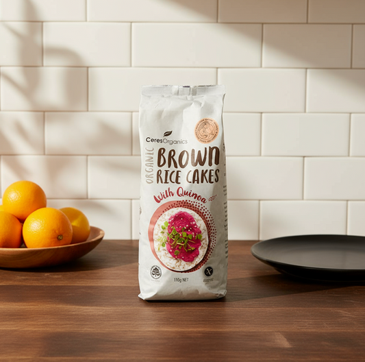 CERES ORG Brown Rice Cakes with Quinoa