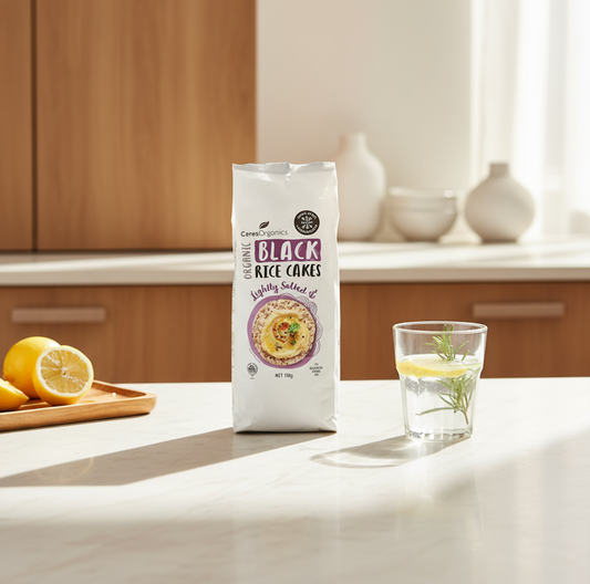 CERES ORG Black Rice Cakes Lightly Salted