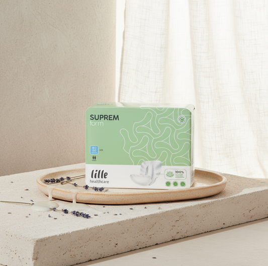 LILLE SUPREM Fit Adult Diapers, Blue Regular