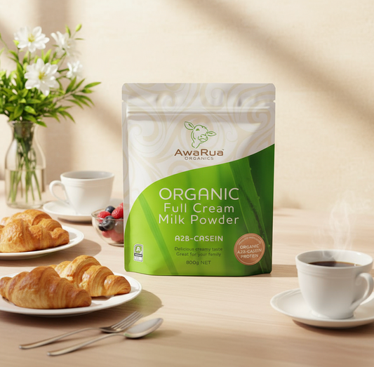 AWARUA ORGANICS Full Cream Milk Powder A2 Casein POUCH