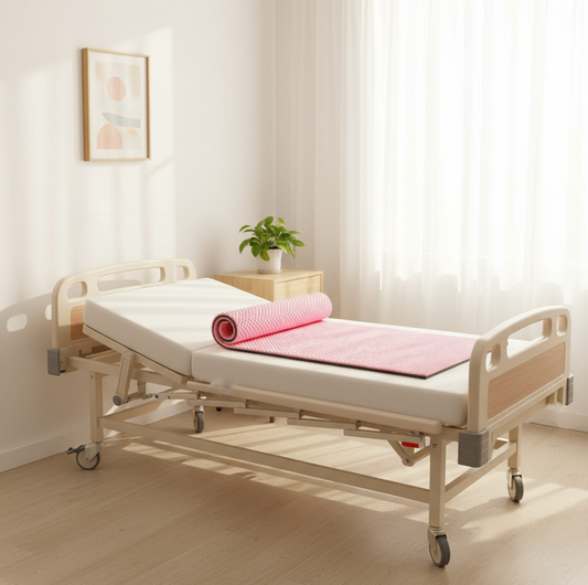 SAFE Med Overlay Mattress Pink-Grey