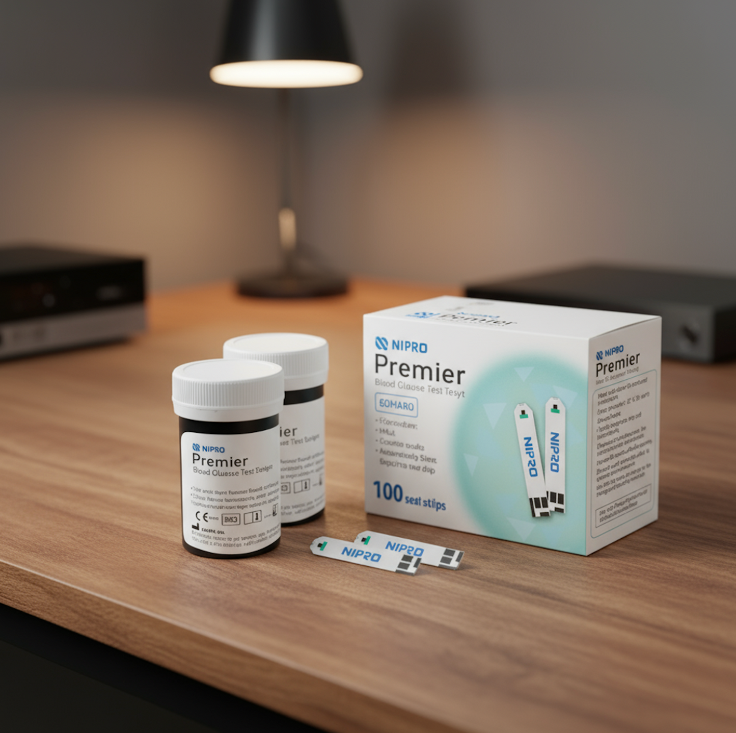 NIPRO Premier Alpha Blood Glucose Test Strips (50s/100s)