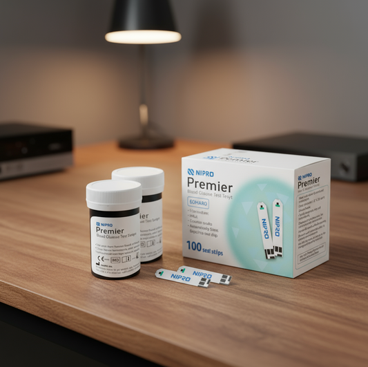 NIPRO Premier Alpha Blood Glucose Test Strips (50s/100s)